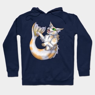 Purrmaid: Cream Bicolor Hoodie